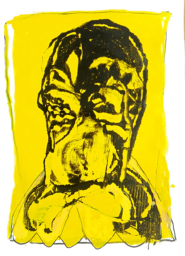 Massimo Quadrelli painting portrait