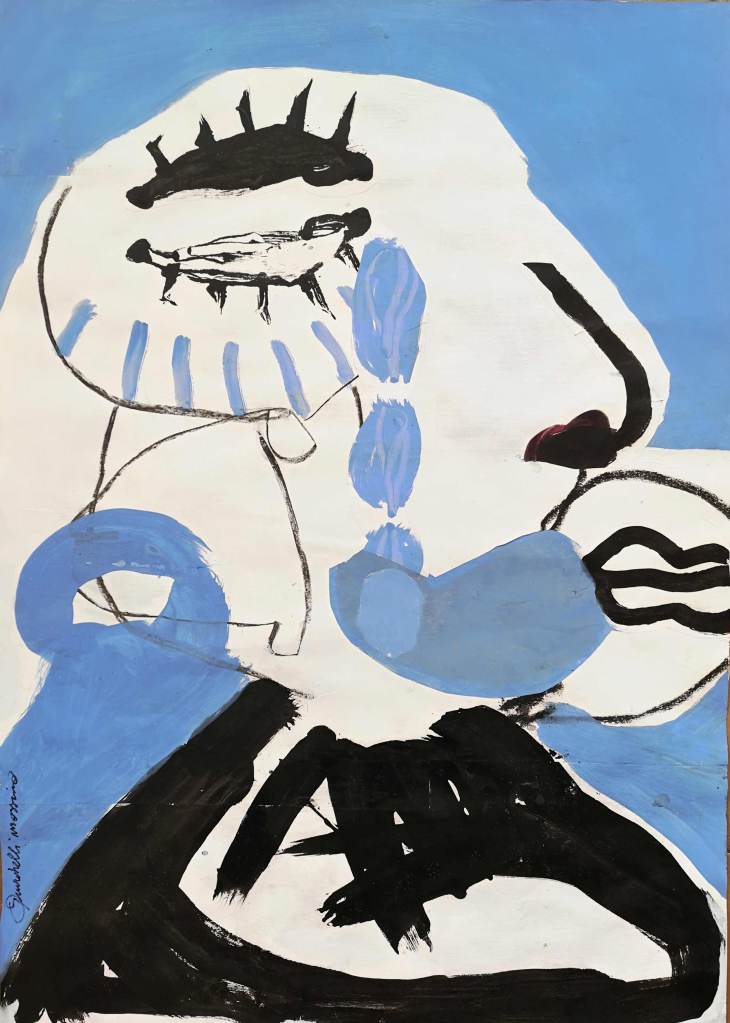 Massimo Quadrelli painting portrait